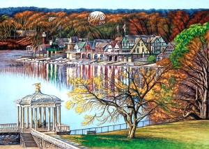 Boathouse Row is one of the most  recognizable scenes of Philadelphia.  